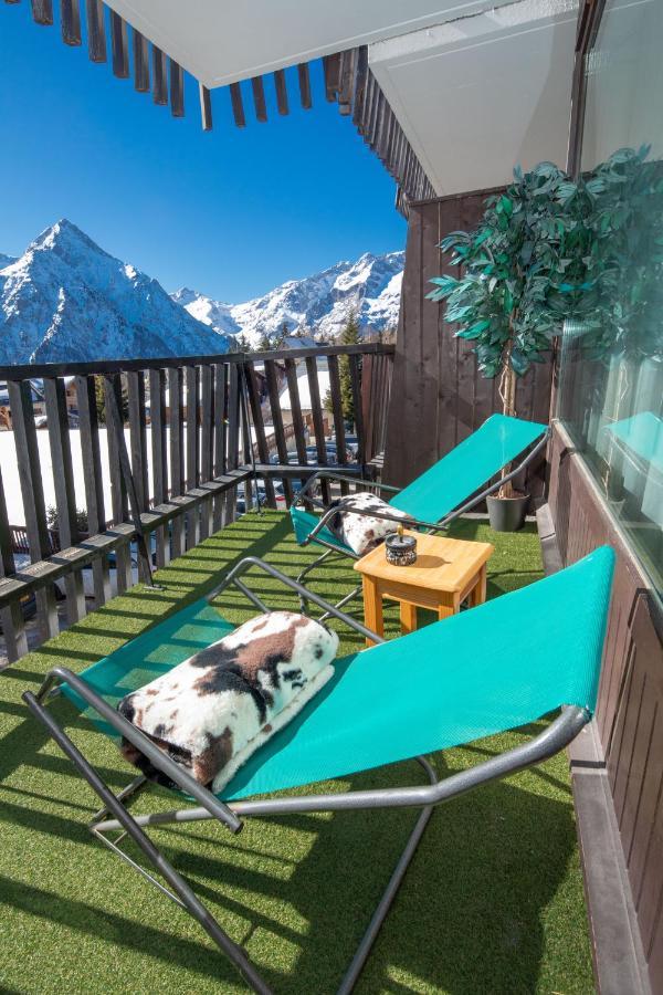 Ferienwohnung Aux Pieds Des Pistes, Les 2 Alpes Vénosc Exterior foto